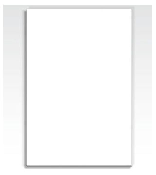 BLK21-P6A9A25 - 25 Sheet BIC® Adhesive Notepad (6"x9")- White