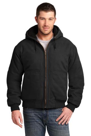 T51-CSJ41 - Duck Cloth Insulated Hooded Jacket