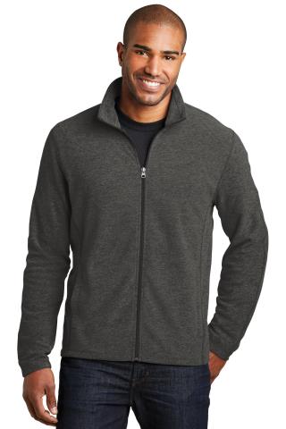 Heather Microfleece Full-Zip Jacket