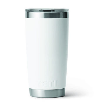 YETI 20oz Rambler - White