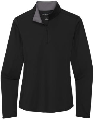 LK584 - Ladies Silk Touch 1/4-Zip