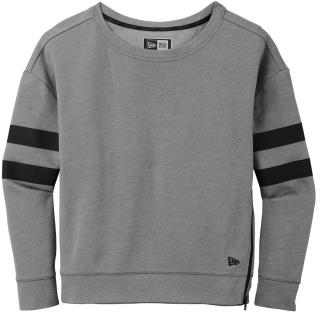 LNEA513 - Ladies Tri-Blend Fleece Varsity Crew