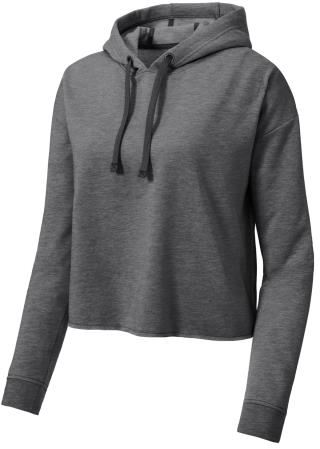 LST298 - Ladies Wicking Fleece Crop Hoodie