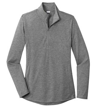 Ladies Tri-Blend 1/4-Zip Pullover