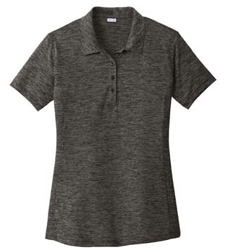 LST590 - Ladies' Electric Heather Polo