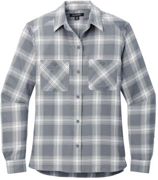 Ladies Plaid Flannel Shirt