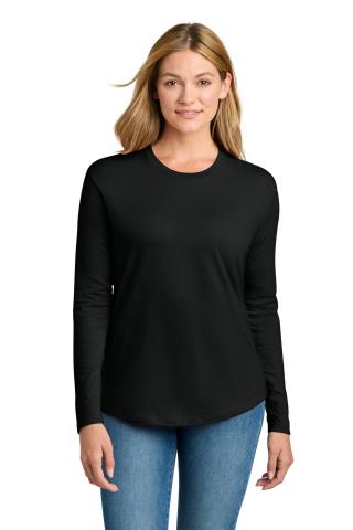 Ladies Cotton Relaxed Long Sleeve Tee