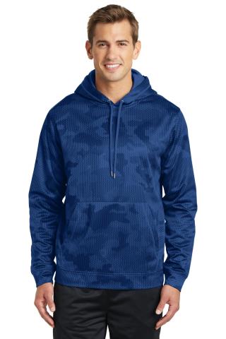 Men's Sport-Wick CamoHex Fleece Hooded Pullover